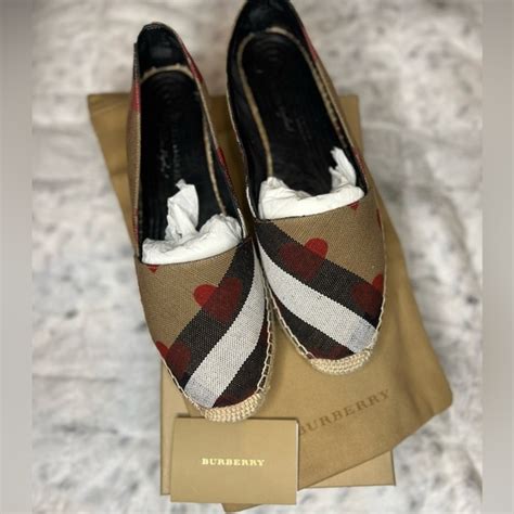 burberry espadrilles heart